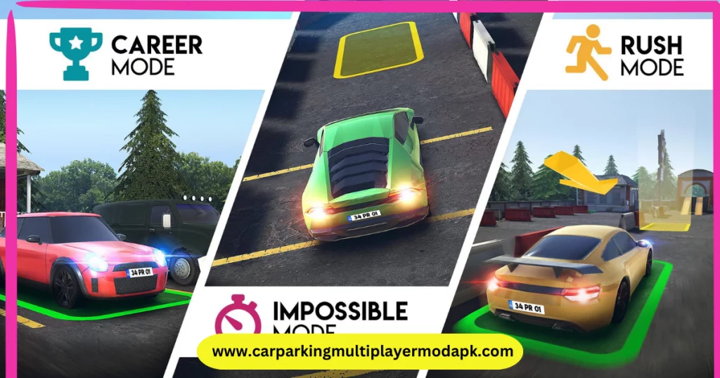 Modes Of Car Parking Multiplayer