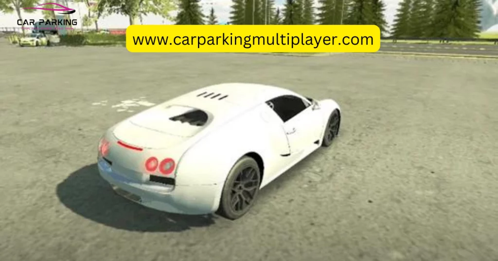 Bugatti Veyron car parking multiplayer